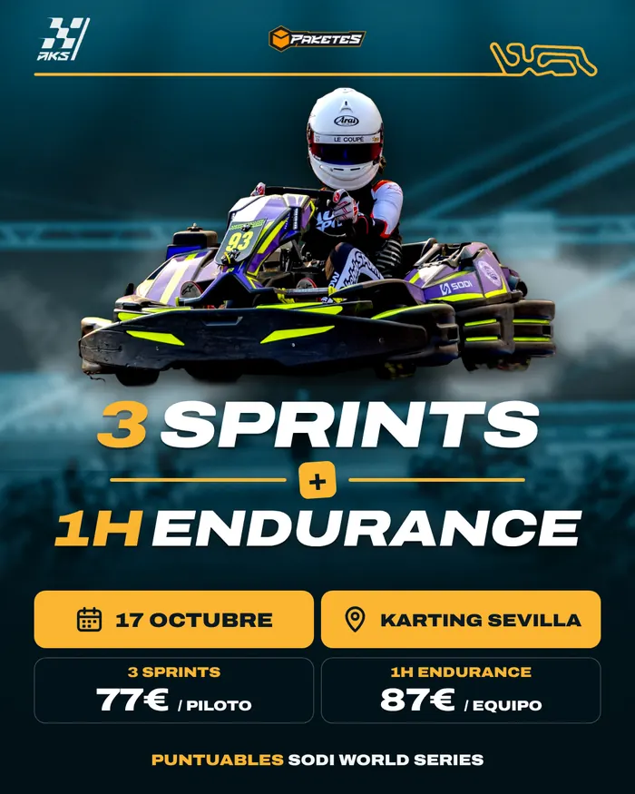 Fotografía de la galería del evento de karting