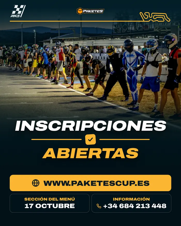Fotografía de la galería del evento de karting